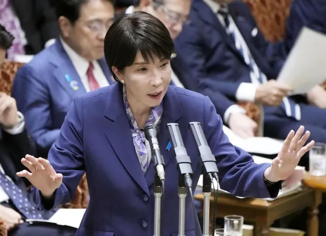 日本首相高市早苗(资料照片)